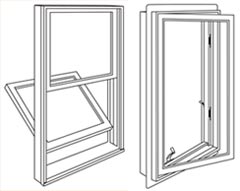 Double-hung and Casement styles